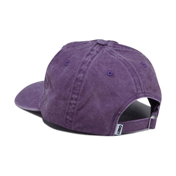 Obey Pigment Outline Delta 6 Panel Snapback Hat - Pigment Purple