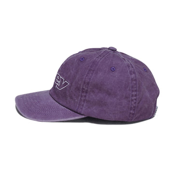 Obey Pigment Outline Delta 6 Panel Snapback Hat - Pigment Purple