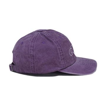 Obey Pigment Outline Delta 6 Panel Snapback Hat - Pigment Purple