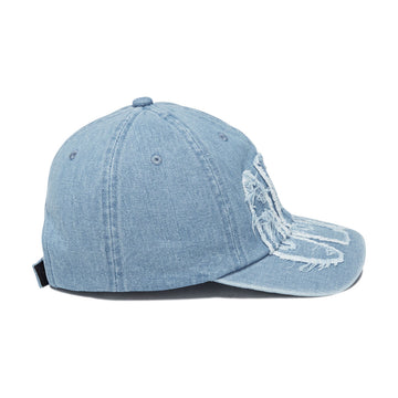 Obey Supernova 6 Panel Denim Hat - Light Indigo