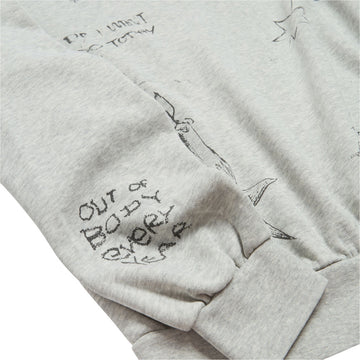 Obey Dreams Crew Sweatshirt - Dusty Ash Grey