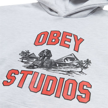 Obey Cairo Extra Heavy Hoodie - Ash Grey