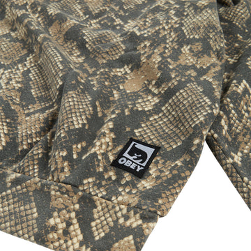 Obey Post Crew Sweatshirt - Dusty Vintage Rattle Snake