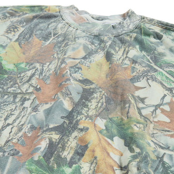 Obey Post Crew Sweatshirt - Dusty Vintage Wood Camo