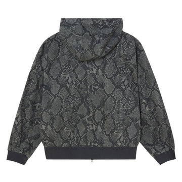Obey Glen Zip Up Jacket - Grey Snake