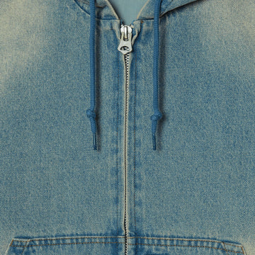 Obey Glen Zip Up Jacket - Indigo Archive Wash