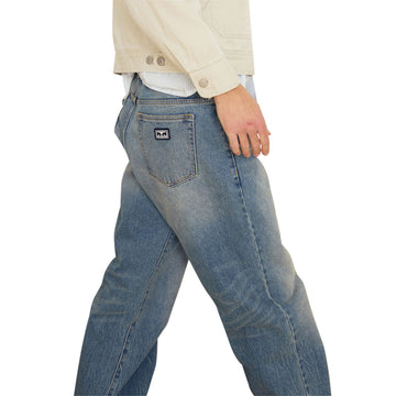 Obey Classic Baggy Denim Jeans - Heavy Vintage Light Indigo