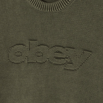 Obey Fade Wash Speed Logo Sweater - Chimera Faded Wash
