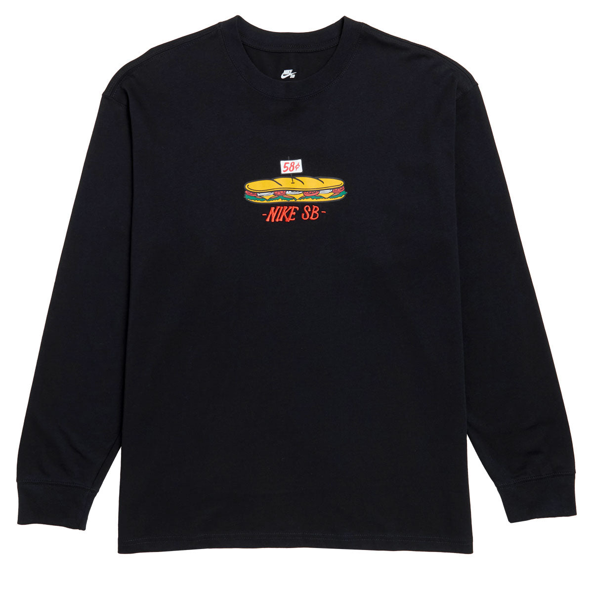 Nike SB M90 Sub Long Sleeve T-Shirt - Black image 1