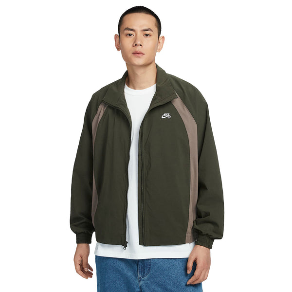 Nike SB Dri-Fit Woven Full-Zip Jacket - Sequoia/Cave Stone