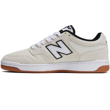 New Balance 480 Shoes - Cream/White