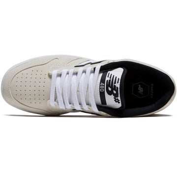 New Balance 480 Shoes - Cream/White