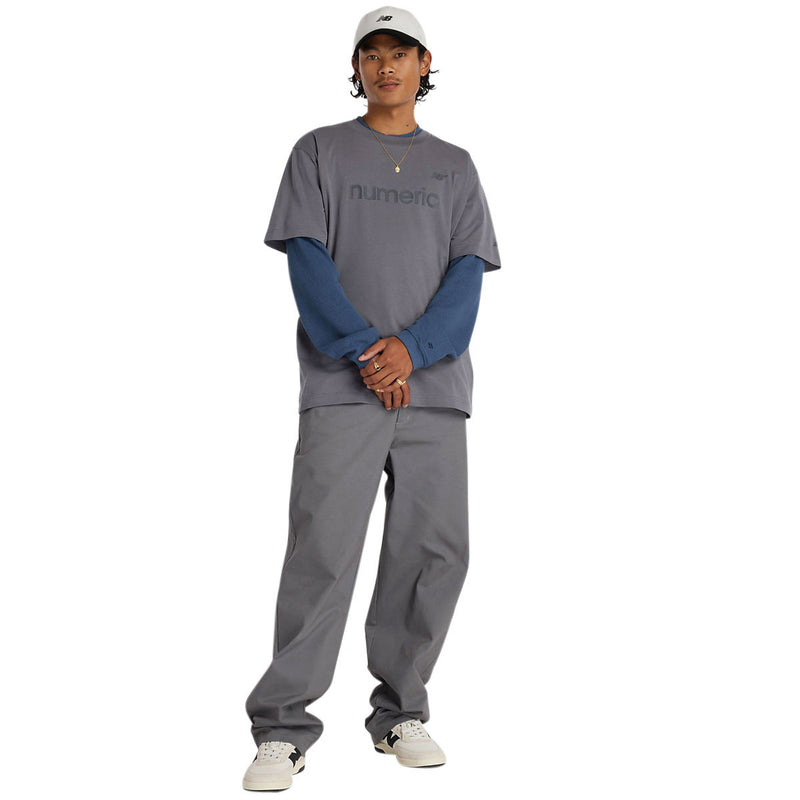 New Balance Numeric Cotton T-Shirt - Castlerock