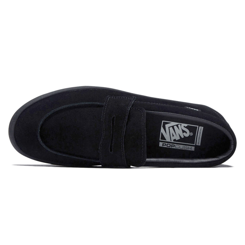 Vans Skate Loafer Shoes - Suede Black/Black