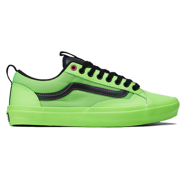 Vans Skate Old Skool 36+ Shoes - Acid Airbrush Black/Green Gecko – CCS