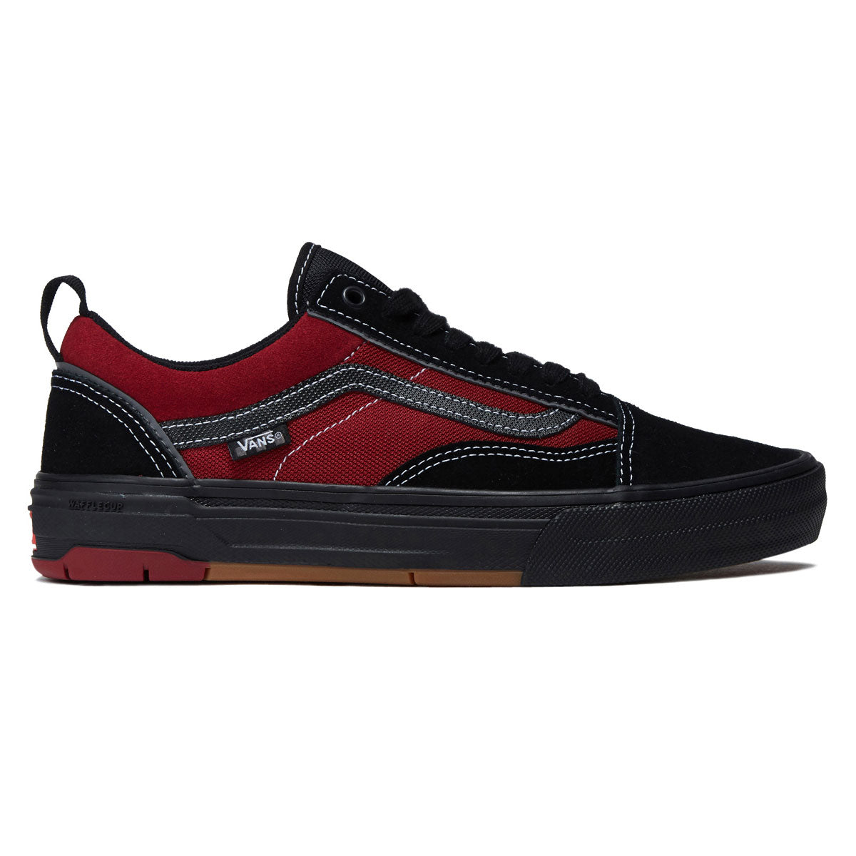 Vans Skate Old Skool Wafflecup Shoes - Black/Red – CCS