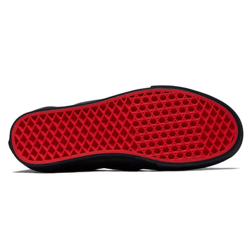 Vans Skate Slip-On Shoes - Black/Black/Red