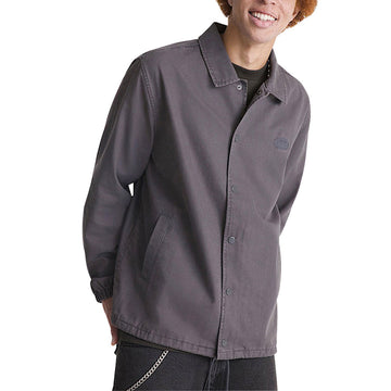 Vans Torrey Pigment Canvas Coaches Jacket - Asphalt