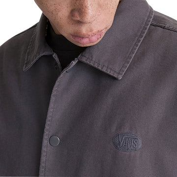 Vans Torrey Pigment Canvas Coaches Jacket - Asphalt