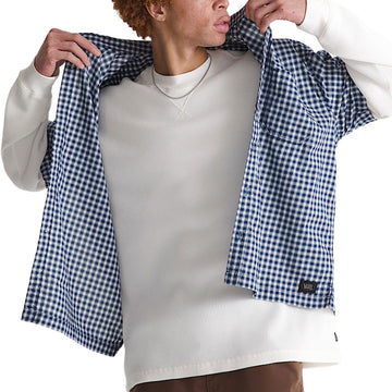 Vans Larkspur Mini Plaid Shirt - Deep Indigo