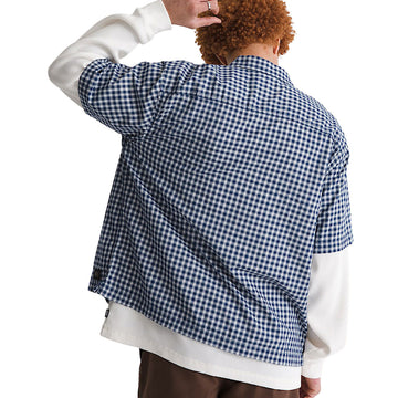 Vans Larkspur Mini Plaid Shirt - Deep Indigo