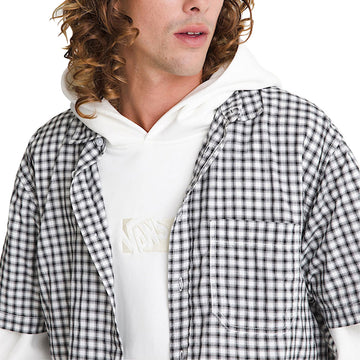 Vans Larkspur Mini Plaid Shirt - White/Black
