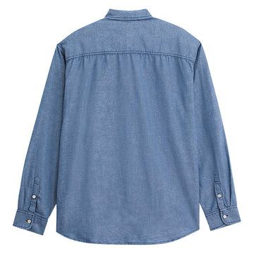 Vans Lawson Solid Oxford Long Sleeve Shirt - True Navy