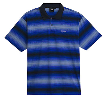 Vans Molino Shadow Stripe Polo Shirt - Royal Cobalt