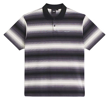 Vans Molino Shadow Stripe Polo Shirt - Steel Shadow