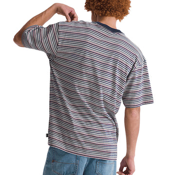 Vans Cameron Stripe T-Shirt - Parisian Night/Cement Heather