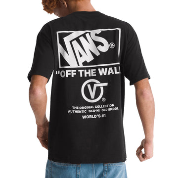 Vans Stacked Hi T-Shirt - Black/White