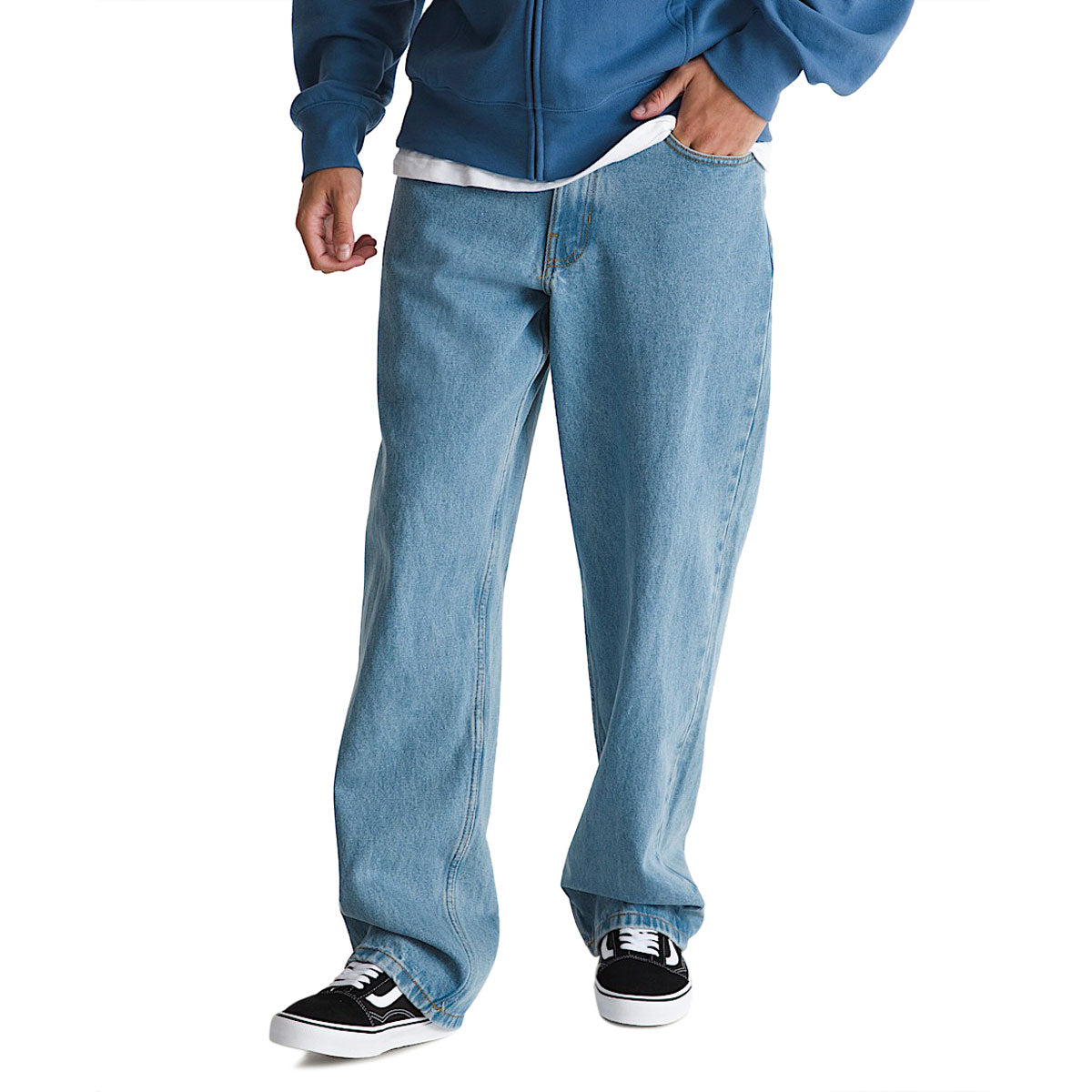 Vans Check 5 Loose Denim Jeans - Stonewash Blue – CCS