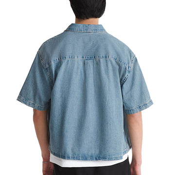 Vans Cyrus Straight Hem Denim Woven Shirt - Stonewash Blue
