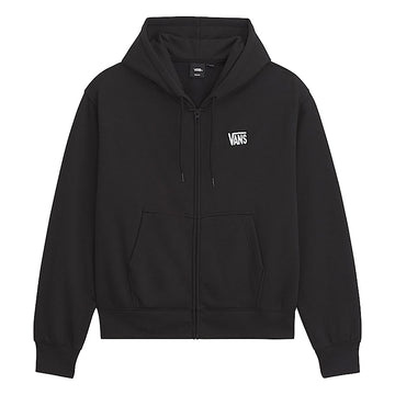 Vans Stretch Logo Full Zip Hoodie - Black/White