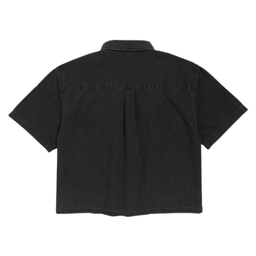 Vans Cyrus Straight Hem Denim Woven Shirt - Washed Black