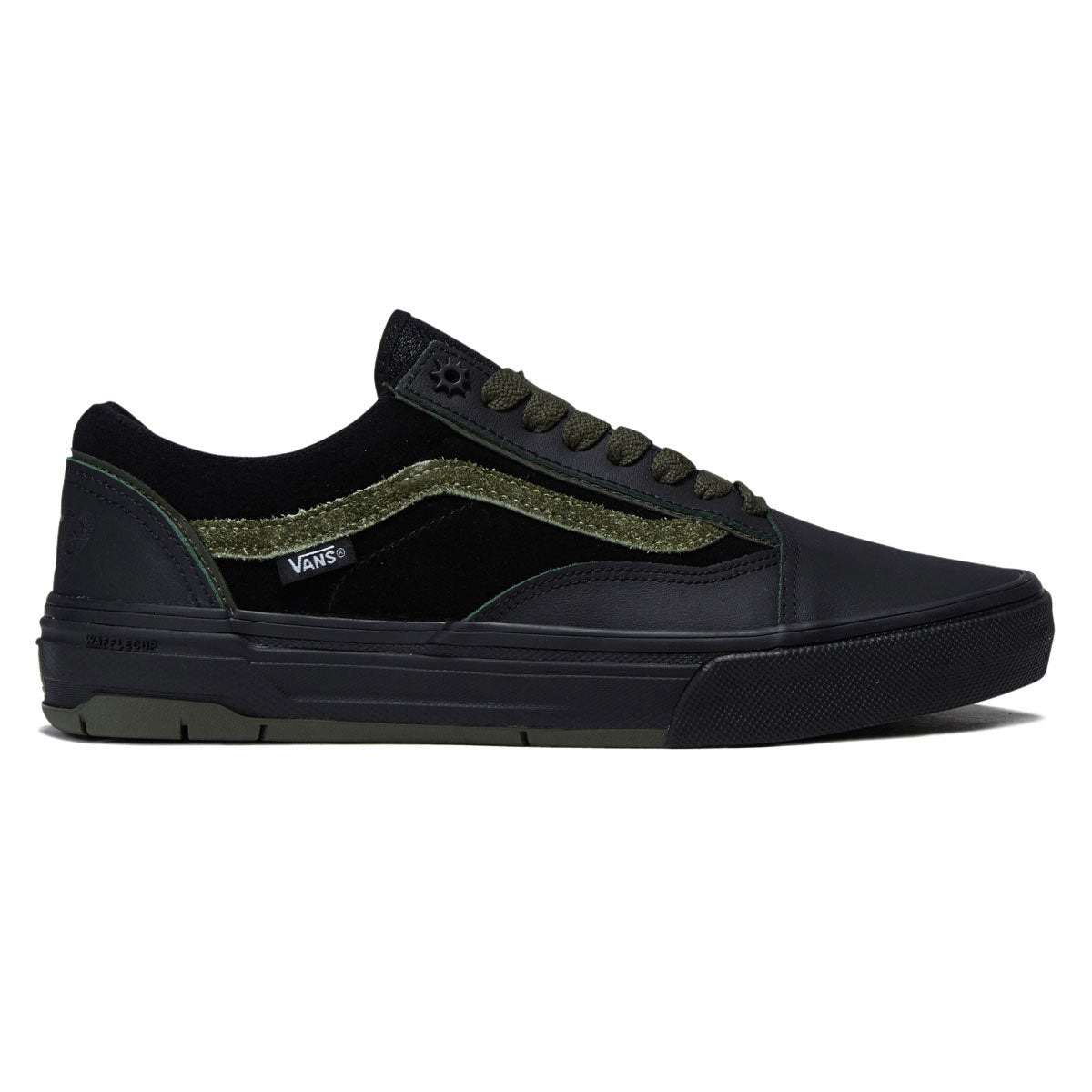 Vans Skate Old Skool Wafflecup Shoes - Black/Red – CCS