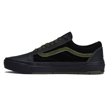 Vans Skate Old Skool Wafflecup Shoes - Willow Green/Black