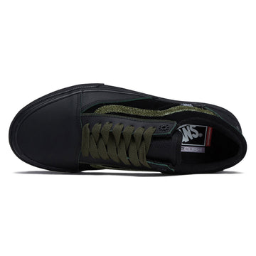 Vans Skate Old Skool Wafflecup Shoes - Willow Green/Black