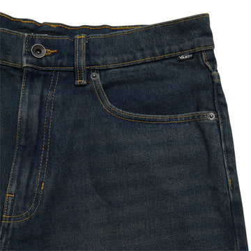 Vans Check-5 Baggy Denim Shorts - Dirty Medium Indigo