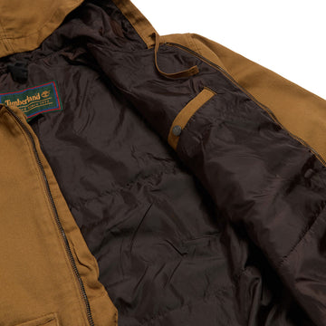 Timberland Insulated Canvas Bomber Jacket - Dark Wheat Boot