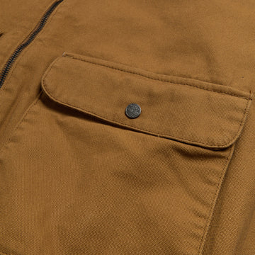 Timberland Insulated Canvas Bomber Jacket - Dark Wheat Boot