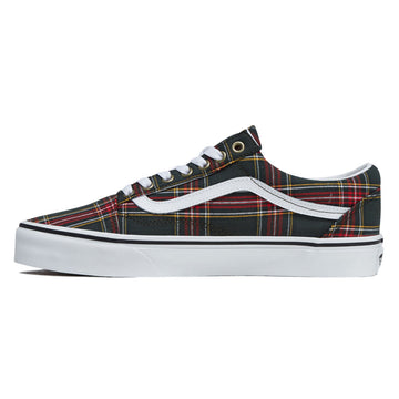 Vans Old Skool Shoes - Tartan Oil Green