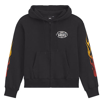 Vans Burnin' Up Full Zip Hoodie - Black