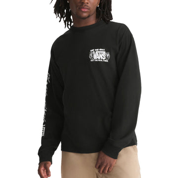 Vans Throwback Mixer Long Sleeve T-Shirt - Black
