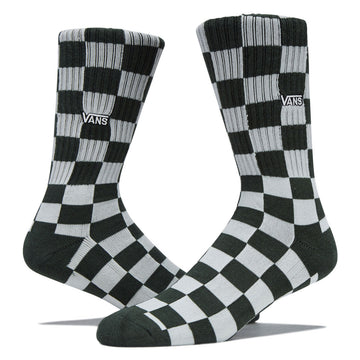 Vans Checkerboard Crew Socks - Oil Green