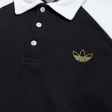 Adidas Tyshawn Rugby Shirt - Black/White