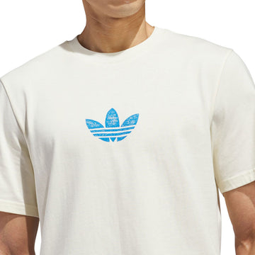 Adidas Kogan Dragon T-Shirt - Cream White/Lucid Ray Blue
