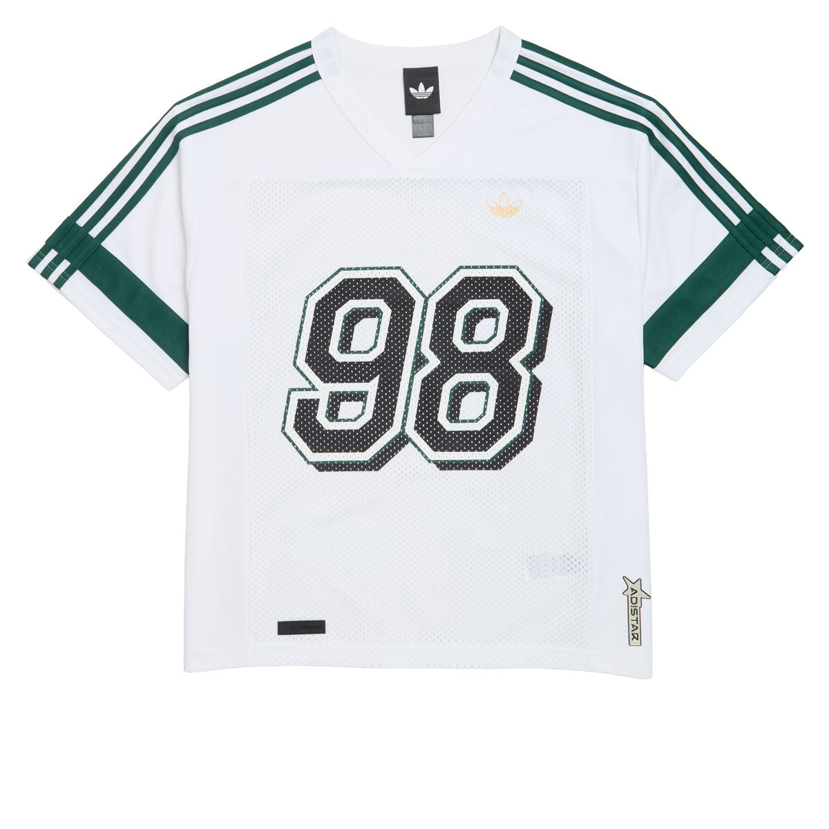 Adidas Tyshawn Jersey - White/Ice Gold Metallic/Collegiate Green – CCS