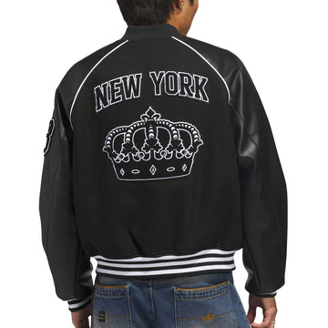 Adidas Tyshawn Letterman Jacket - Black/White