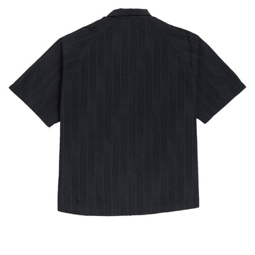 Adidas Skate Lines Button Up Shirt - Carbon/Black/Lucid Ray Blue